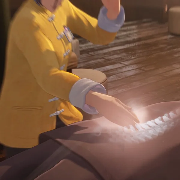 A close view of hands playing a piano in ANANTA.