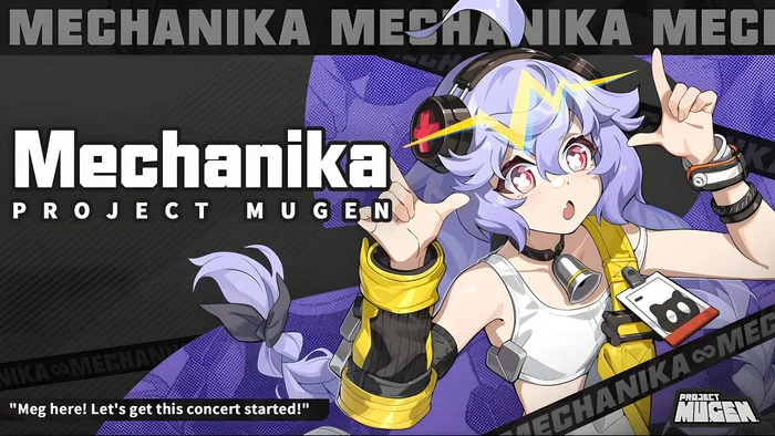 Mechanika in official promotional artwork.